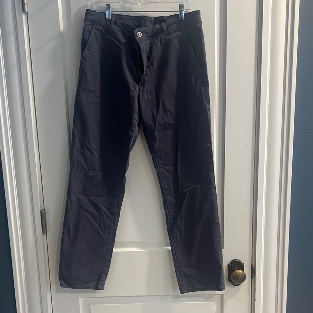 Ag Adriano Goldschmied Gray Chinos Classic Fit